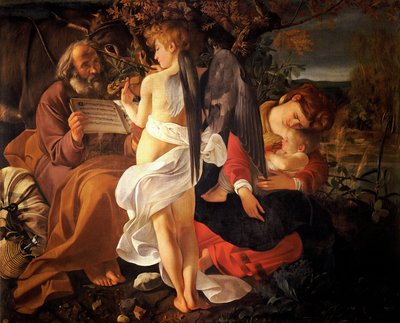 Rest on the Flight into Egypt by Michelangelo Merisi Caravaggio